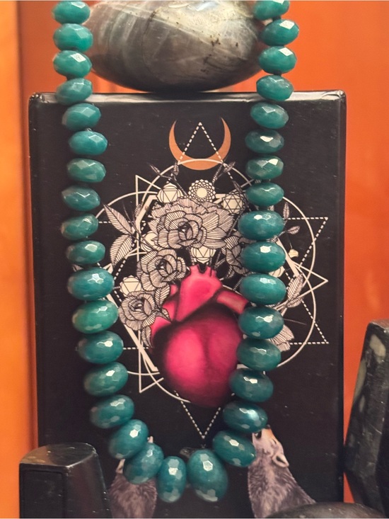 Chan Luu Jewelry - Chan Luu emerald Faceted Beaded Necklace